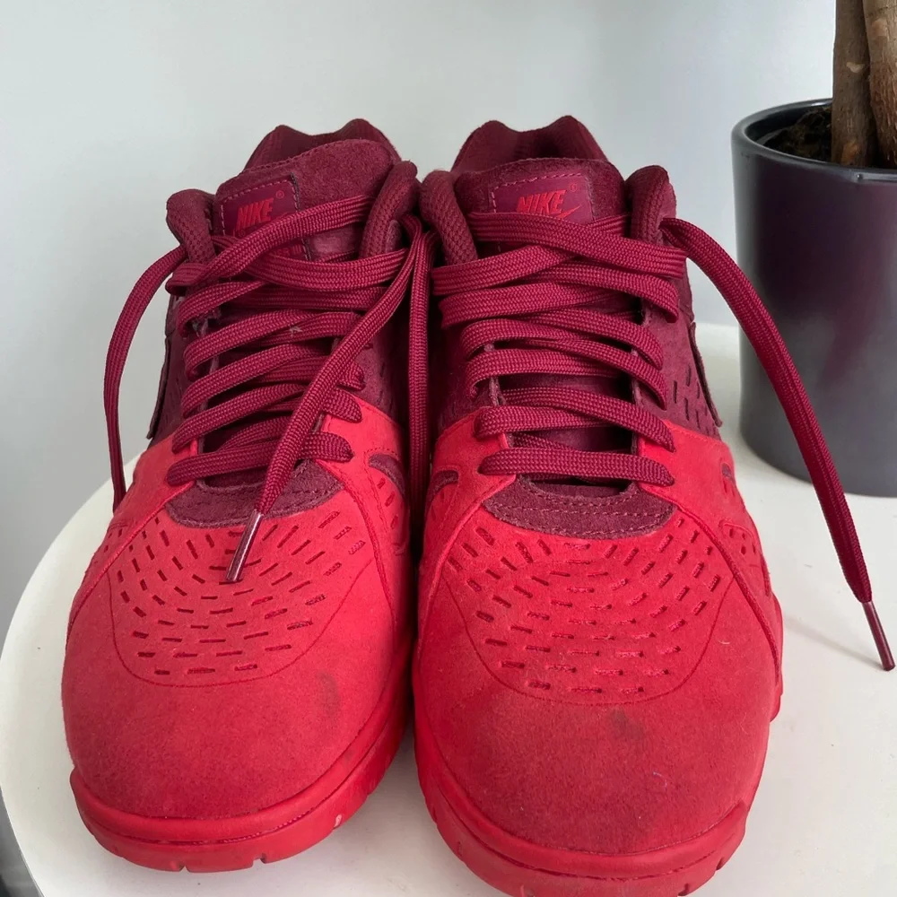 Men Size 9 Nike Air Trainer 3 Le Team Red Team Red-University Red-White Shoes